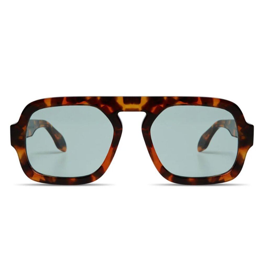 Elisa Johnson Jane Sunglasses in Brown Tortoise